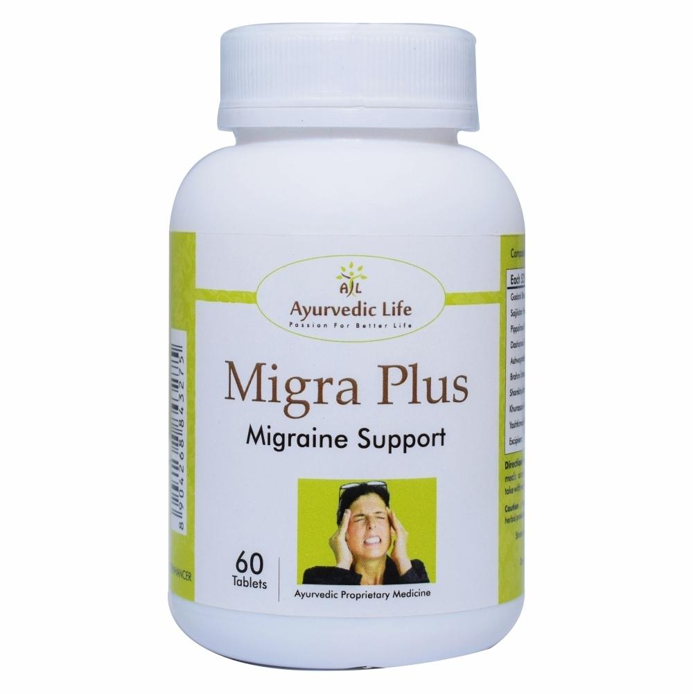 Migra Plus Tablets - Ayurvedic Medicine for Migraine 